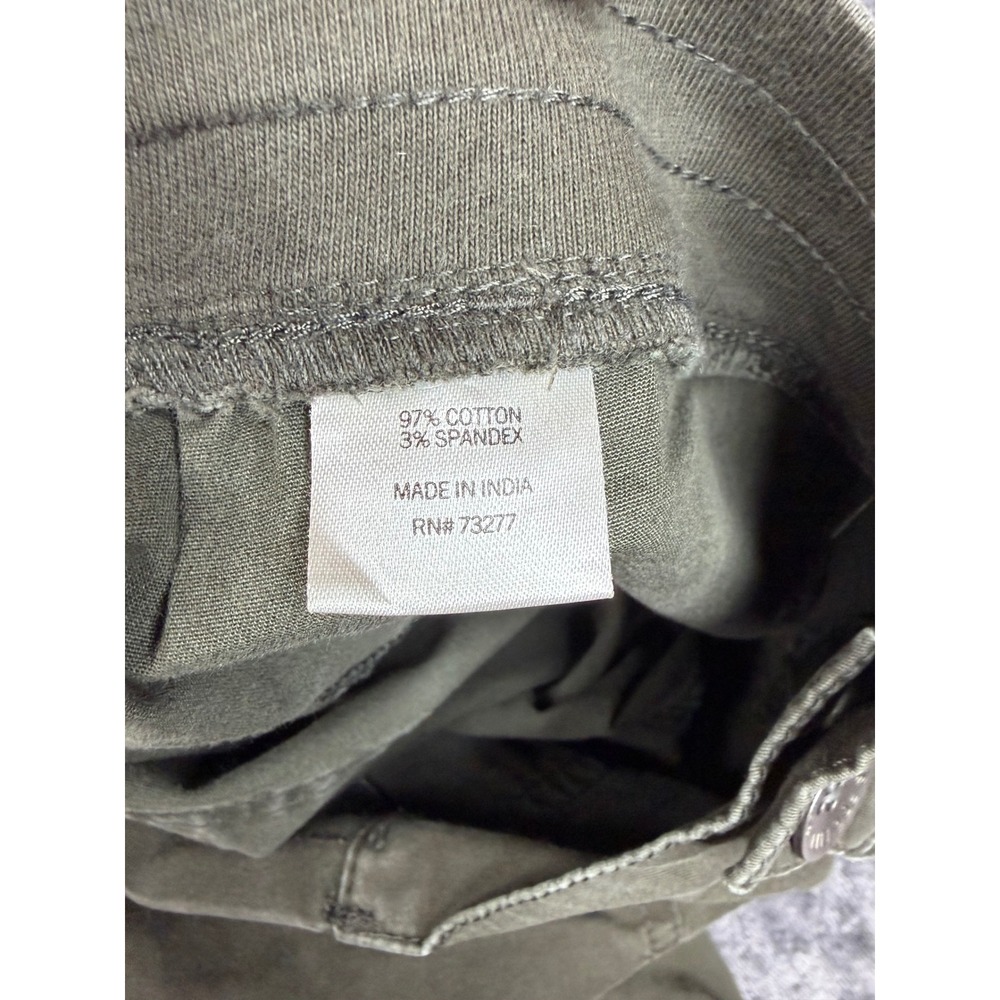 Sonoma Utility Pants Women 14 Green Goods For Life Straight Leg Cotton Stretch - Picture 8 of 8